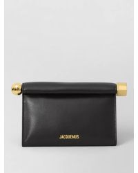 Jacquemus - Le Rond Carré Mini Leather Shoulder Bag - Lyst