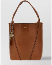 Chloé - Spin Small Leather Shoulder Bag - Lyst