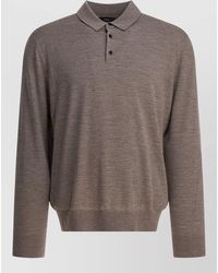 Vince - Cashmere Wool Long Sleeve Polo Sweater - Lyst