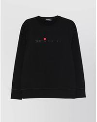Kiton - Cotton Logo-Print Crewneck Sweatshirt - Lyst