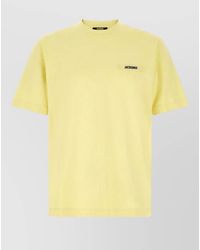 Jacquemus - Gros Grain Crew Neck Short Sleeve T Shirt - Lyst