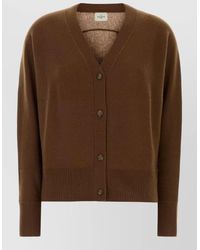 LeKasha - Lyss Cardigan Cotton V Neck Long Sleeves - Lyst