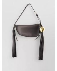 Burberry - Shield Mini Quilted Lambskin Shoulder Bag - Lyst
