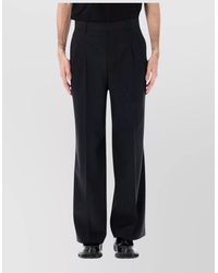 Ami Paris - Virgin Wool High-Rise Wide-Leg Tailored Trousers - Lyst