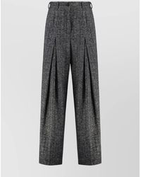 Dolce & Gabbana - Striped Wool Pants - Lyst