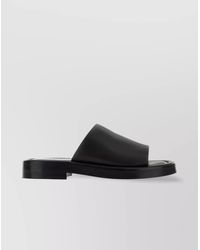 Ferragamo - Leather Logo-Embossed Slippers - Lyst