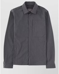 Herno - Collared Jacket Long Sleeves Front Pocket - Lyst