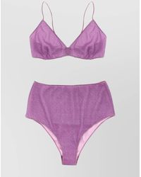 Oséree - 'Radiance' High-Waisted Shimmer Bikini - Lyst