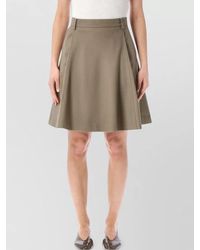Low Classic - A Line Midi Skirt Belt Loops Pockets - Lyst