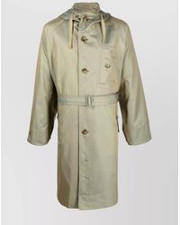 Baracuta - Hooded Belted Trench Coat - Lyst