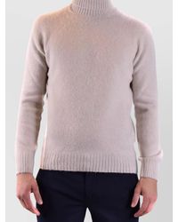 Tagliatore - Ribbed Turtleneck Sweaters Long Sleeves - Lyst