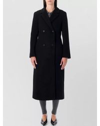 THE GARMENT - Wool-Blend Long Double-Breasted Coat - Lyst