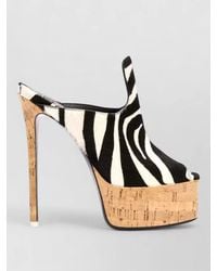 The Attico - Irmelin Mule Platform Peep Toe 140Mm - Lyst