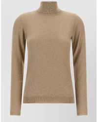 Brunello Cucinelli - Turtleneck Sweater Cashmere Silk Sparkle - Lyst