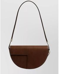 Patou - Calf Leather Shoulder Bag - Lyst
