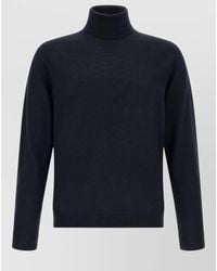 Zanone - Long Sleeve Turtleneck Knitwear Top - Lyst