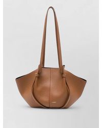 Yuzefi - Mochi Shoulder Tote Bag Knot Detail - Lyst