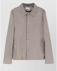 Brunello Cucinelli - Silk Shirt Jacket - Lyst
