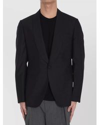 Lardini - Silk Single-Breasted Jacket - Lyst
