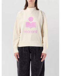 Isabel Marant - Moby Cotton Crew Neck Long Sleeve Top - Lyst