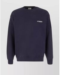 Marcelo Burlon - Ribbed Crew-Neck Cotton Blend Sweater With Cross Embroidery - Lyst