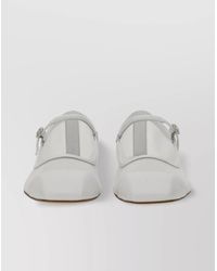 Aeyde - Round Toe Flat Sole Ballerina Shoes - Lyst