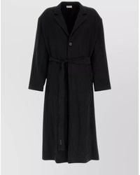 Fear Of God - Trench Coat With Waist Belt And Long Sleeves - Lyst