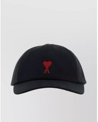 Ami Paris - Cotton Logo-Embroidered Baseball Cap - Lyst
