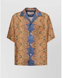 Valentino Garavani - Printed Linen Shirt - Lyst