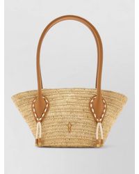Christian Louboutin - Venus Mini Raffia Beach Tote Bag - Lyst
