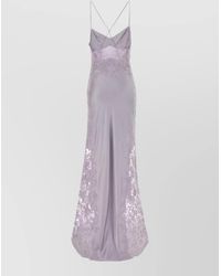 Ermanno Scervino - Satin Long Gown - Lyst