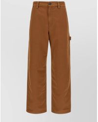 A.P.C. - Trousers Wide Leg Belt Loops - Lyst