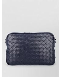 Bottega Veneta - Intrecciato Camera Leather Crossbody Bag - Lyst