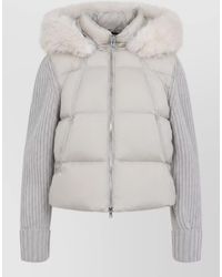 Moose Knuckles - Down Quilted Hooded Parka Coat - Lyst