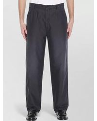 Maison Margiela - Gabardine Trousers Wide Leg Mid Rise - Lyst
