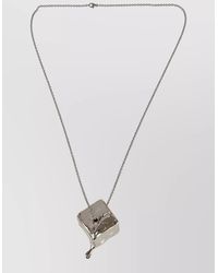 Rabanne - Chain Necklace Pendant Fine Link Design - Lyst