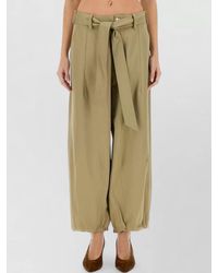 Alysi - Belted Waist Pants Back And Front Pockets - Lyst