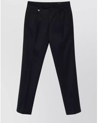 Prada - Wool Tapered-Leg Trousers - Lyst