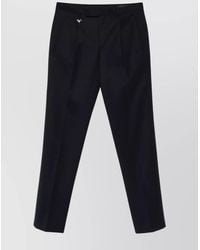 Prada - Wool Tapered-Leg Trousers - Lyst