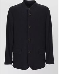 Emporio Armani - Jacket Structured Collar Front Pockets - Lyst