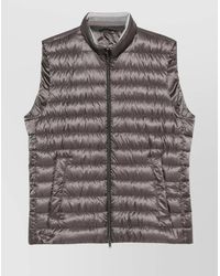 Herno - Down Quilted Sleeveless Gilet - Lyst