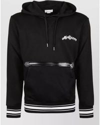 McQueen - Cotton Hooded Jacket - Lyst