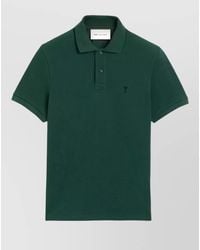 Ami Paris - Short Sleeve Polo Shirt Regular Fit - Lyst