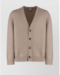 Bottega Veneta - Cashmere Long-Sleeve Cardigan - Lyst