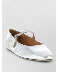 Marsèll - Strascico Ballet Flats Metallic Round Toe - Lyst