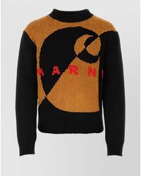 Marni - Wool And Silk Crewneck Jumper - Lyst