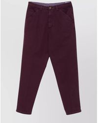 Brunello Cucinelli - Cotton Trousers With Side And Back Pockets - Lyst