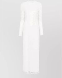 ROTATE BIRGER CHRISTENSEN - Lace Open Back Maxi Dress - Lyst