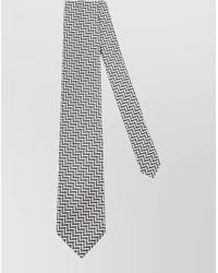Tom Ford - Silk Tie Chevron Pattern Pointed Tip - Lyst