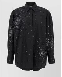 GIUSEPPE DI MORABITO - Cotton Rhinestone Shirt - Lyst
